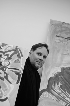 Portrait of Stephane Heaume (b/w photo,  2020)
