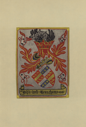Sir John Beauchamp, lord Beauchamp of Powyk, 1445-1475 (chromolitho)