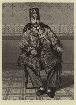 His Majesty the Shah of Persia (engraving)