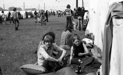 DEU, Germany, Schermbeck: The tent camps of the DKP-related children and …, 1975 (photo)