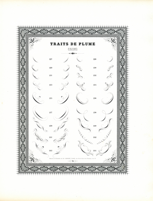 Calligraphic Corner Ornaments (print)