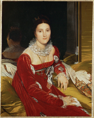 Portrait de Mme. de Senonnes (painting on canvas)
