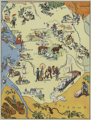 Aunis Et Saintonge-Angoumois-Poitou (colour litho)