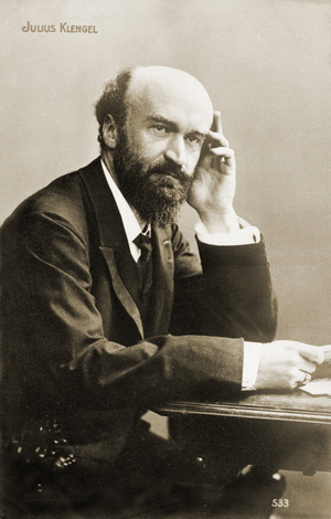 Julius KLENGEL German Cellist