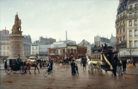 Place Clichy, 1896, 1896 (oil on canvas)