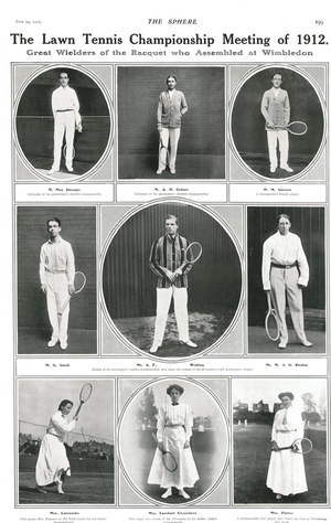 Wimbledon Magazine Plate, UK, 1910s