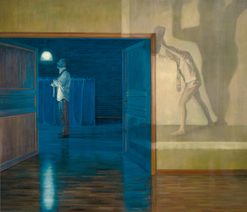Der doppelte Mann (The double man), 2007 (oil on canvas)