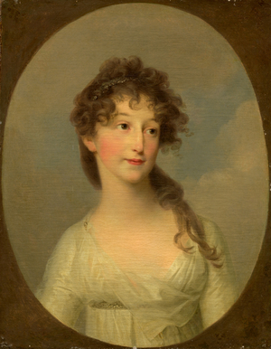 Possibly Franciska Krasinska, Duchess of Courland, c.1790 (oil on canvas)