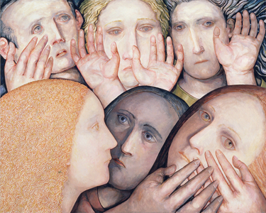 Lament 2 (Then Trouble Came), 2004 (oil on canvas)