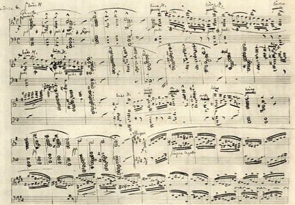Robert SCHUMANN - handwritten