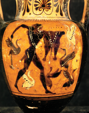 Hercules fighting the Stymphalian Birds …