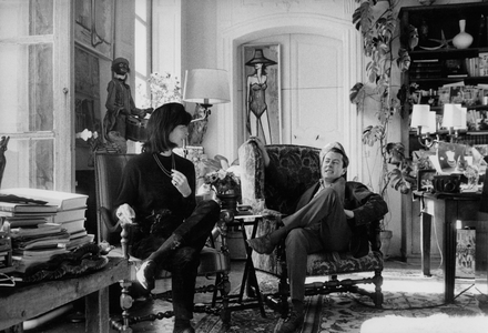 Painter Bernard Buffet and his wife Annabel ..., 1961 (photo)
