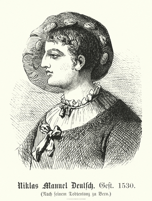 Niklaus Manuel Deutsch, 1484-1530 (engraving)
