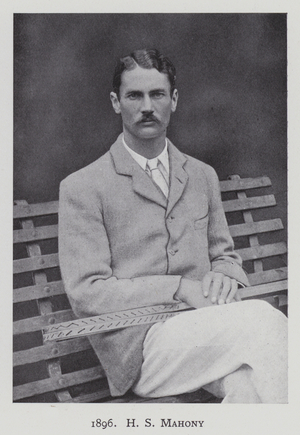 1896, H S Mahony (b/w photo)