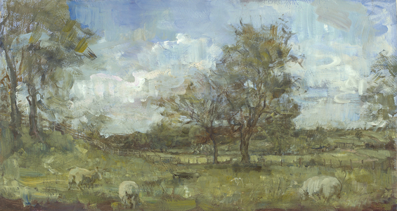 JCB Bridge, 2006 (oil on panel)