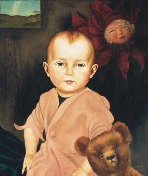 Portrait of Nikolaus Schad as a Child, 1925 (oil on canvas)