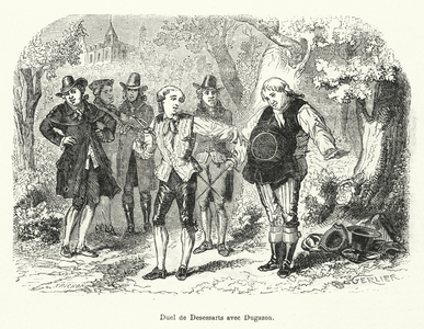 Duel de Desessarts avec Dugazon (engraving)
