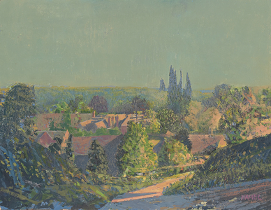 Tackley in Summer Sunshine, 2006 (oil on panel)