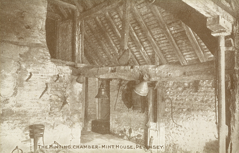 The Minting Chamber-Mint House, Pevensey (b/w photo)