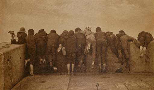 Excitement, c.1889 (sepia photo)