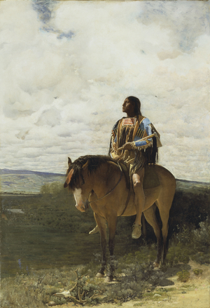 The Sioux Brave, 1882 (oil on canvas)