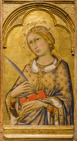 Renaissance - Painting: National Museum of San Matteo, Saint Catherine of Alexandria Polyptych - St. Catherine of Alexandria, Pisa, Italy, 1478-1479