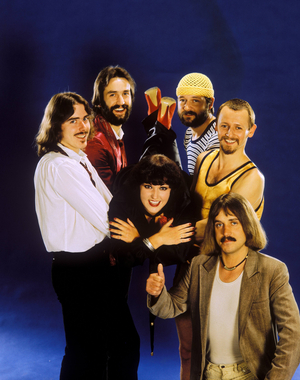 Ute Freudenberg with her group Elephant (all GDR),..., 1981 (photo)