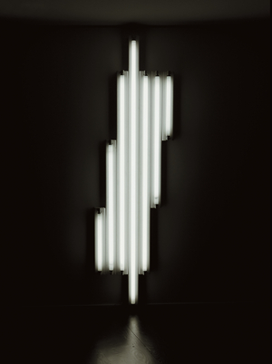 monument' for V. Tatlin, 1967 (cool white fluorescent light)