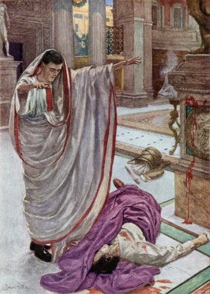Julius Caesar (colour litho)