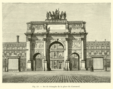 Arc de triomphe de la place du Carrousel (engraving)