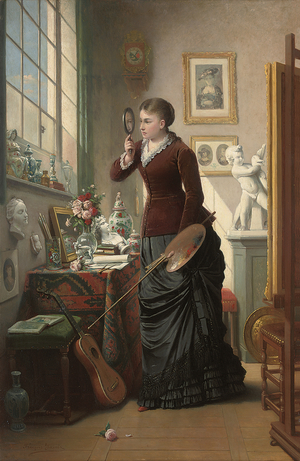 Attention to detail (oil on panel)