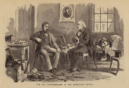 The Old Knickerbocker in the Detective's Office (engraving)