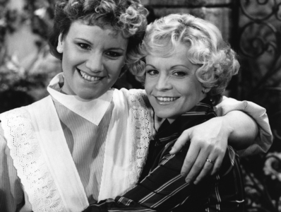 Actresses Mariele Millowitsch and Barbie Millowitsch-Steinhaus, 1985 (photo)