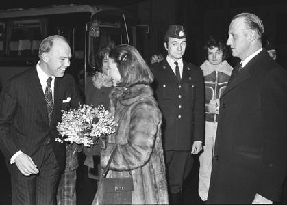 Oslo 19740206. Christian Radich's Friends arranged the premiere of the Norwegian film "Bør Børson" in the Coliseum cinema …, 1974 (photo)