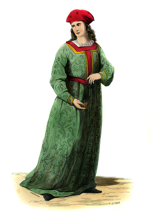 Lord at court of Henry VI - male costume