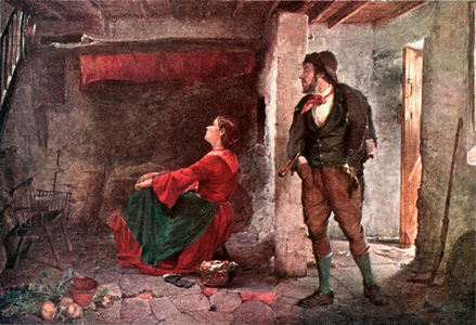 "Don't provoke me" (colour litho)