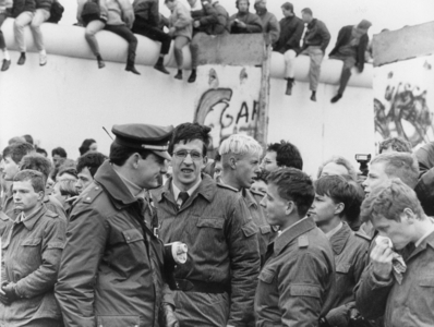 Opening of the Berlin Wall, 1989 (photo)