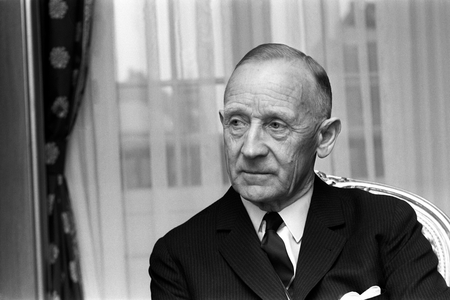 Oslo January 1968 Shipowner Jørgen Jahre, chairman of the Olympic Committee …, 1968 (photo)