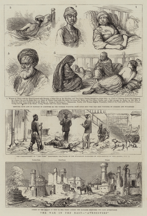 The War in the East, "Atrocities" (engraving)