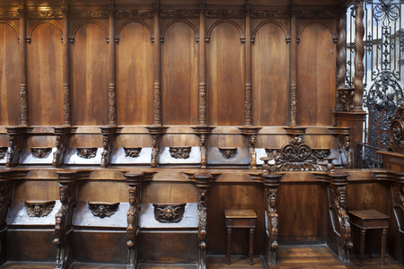 Choir stalls, Cathédrale Saint-Etienne, Toulouse, Midi-Pyrénées, Haute-Garonne, France (photo)