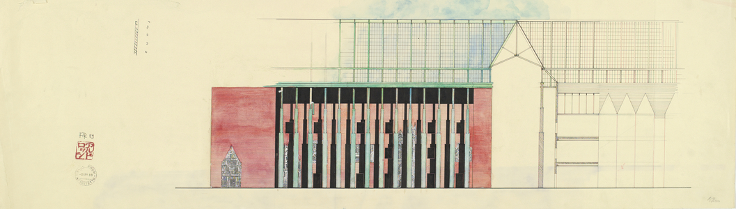 Untitled, 1989 (watercolor, collage, ink and black pencil on paper)