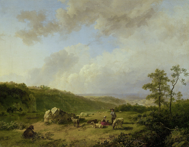 Landscape with a Rainstorm Threatening, 1825-1829 (oil on canvas)