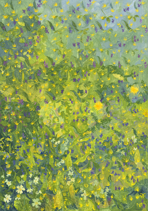 Woodland Opening, 2014 (oil on canvas)