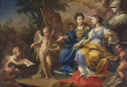 Allegory of painting and sculpture