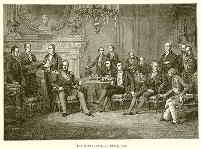 The Conference of Paris, 1856 (engraving)
