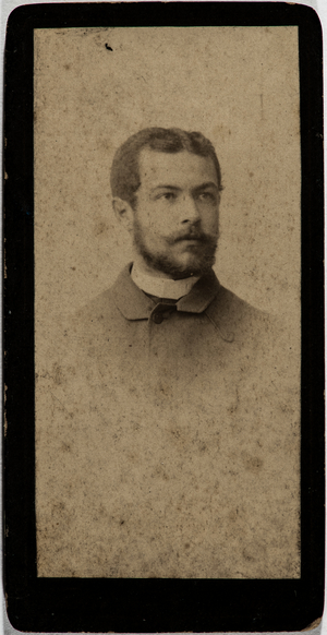 Man with beard and mustache, Rome, Italy, 1880-1900 (photo)