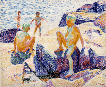 Bathing Boys, 1910 (oil on canvas)