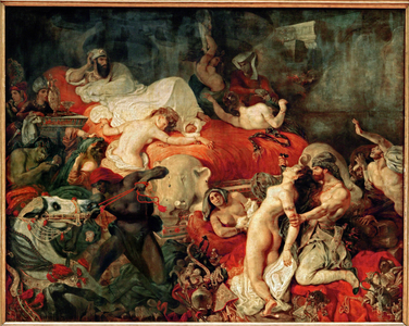 Detail: Death of Sardanapalus, 1827 (oil on canvas)
