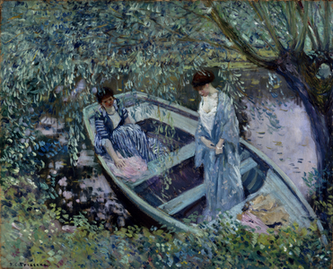 Under the Willows, before 1909 (oil on canvas)