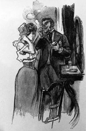 La dot by Guy de Maupassant, drawing by Pierre Georges Jeanniot (1848-1934)